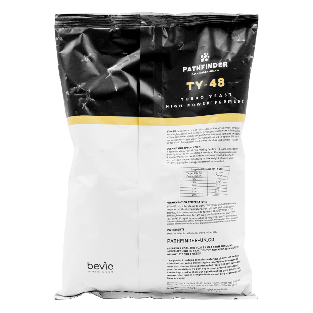 Pathfinder TY-48 Turbo Yeast (1 kg/2.2 lb)