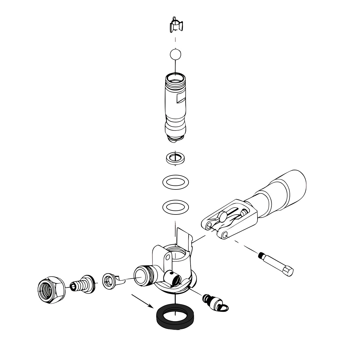 Sanke "D" & "S" Style Keg Coupler Bottom EPDM Seal