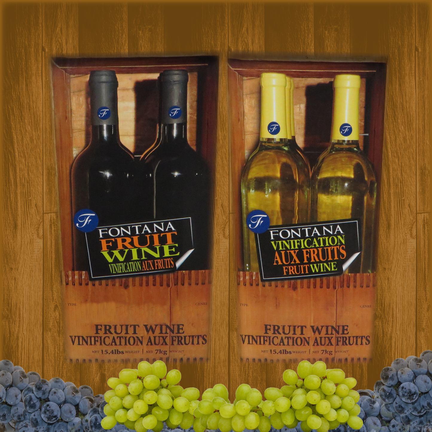 Fontana Wine Kit – Fruit - Wildberry White Zinfandel - Canadian Homebrewing Supplier - Free Shipping - Canuck Homebrew Supply