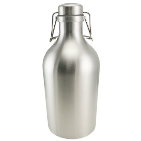 Stainless Steel Swing Top Growler - 64oz