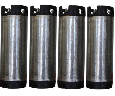 (4 Pack) Pressure Tested Cornelius Ball Lock Keg