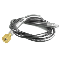 Taprite Co2 High Pressure Hose - Euro Co2 - 30mm X 1/4" FFL - 6' Length