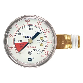Taprite High Pressure Gauge (0-3000 PSI | Right)