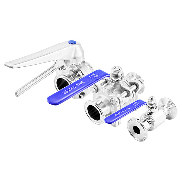 Tri Clamp Valves & Pressure Control