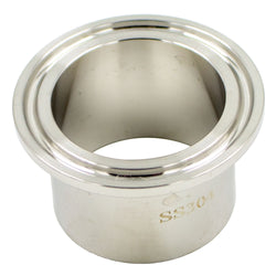 Stainless Steel Tri-Clover Long Ferrule - 1.5" TC