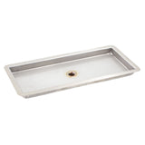 Micro Matic PVD Gold Coated Brass Stainless Steel Surface Mount With Drain Drip Tray - 18" X 5" X 3/4" [DP-120DSSPVD-18]