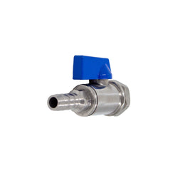 Conical Fermenter Stainless Steel Ball Valve - 3/8" NPT X 3/8" OD Barb