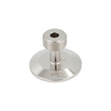 Stainless Steel Tri-Clover Fitting - 2" TC X 7/8"-14 (5/8" BSP)