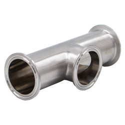 Stainless Steel Tri-Clover Instrument Tee - 2" TC