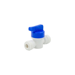 DM Fit Food Grade Plastic (Push-In) Shut Off Valve - 1/4" (6.35mm)