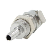 Micro Matic Chrome Plated Brass Air Quick Disconnect Coupler - Female QD X 1/4" OD Barb [70300]