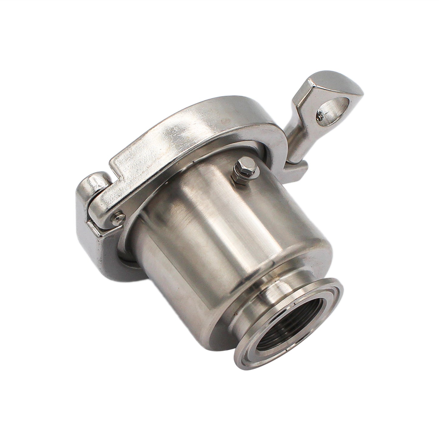 Stainless Steel Tri-Clover Heating Element Adapter - 1.5" TC to 1" Female NPS -  Canuck Homebrew Supply, Canada