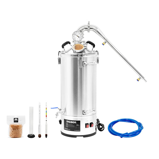 Stainless Steel Pot Still With DigiBoil Electric Kettle Kit - 2" TC (35L) | Gen 2 (110V)