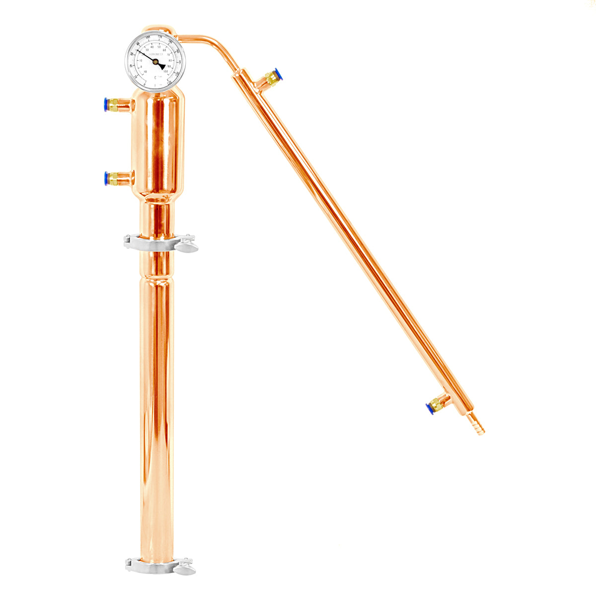 Copper Reflux Column Tower With DigiBoil Electric Kettle Kit - 2" TC (35L) | Gen 2 (110V)