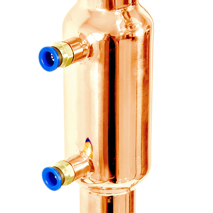 Copper Reflux Column Tower With DigiBoil Electric Kettle Kit - 2" TC (35L) | Gen 2 (110V)