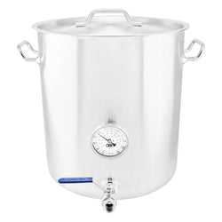 10 Gallon (38L) Stainless Steel Welded Kettle - Tri-Clad Induction Ready