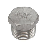 Stainless Steel Plug - 1/2" Male NPT