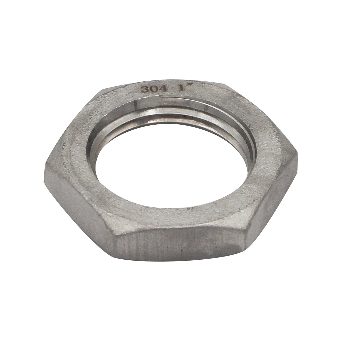 1" NPS Lock Nut - 304 Stainless Steel Pipe Fitting