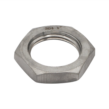 1" NPS Lock Nut - 304 Stainless Steel Pipe Fitting