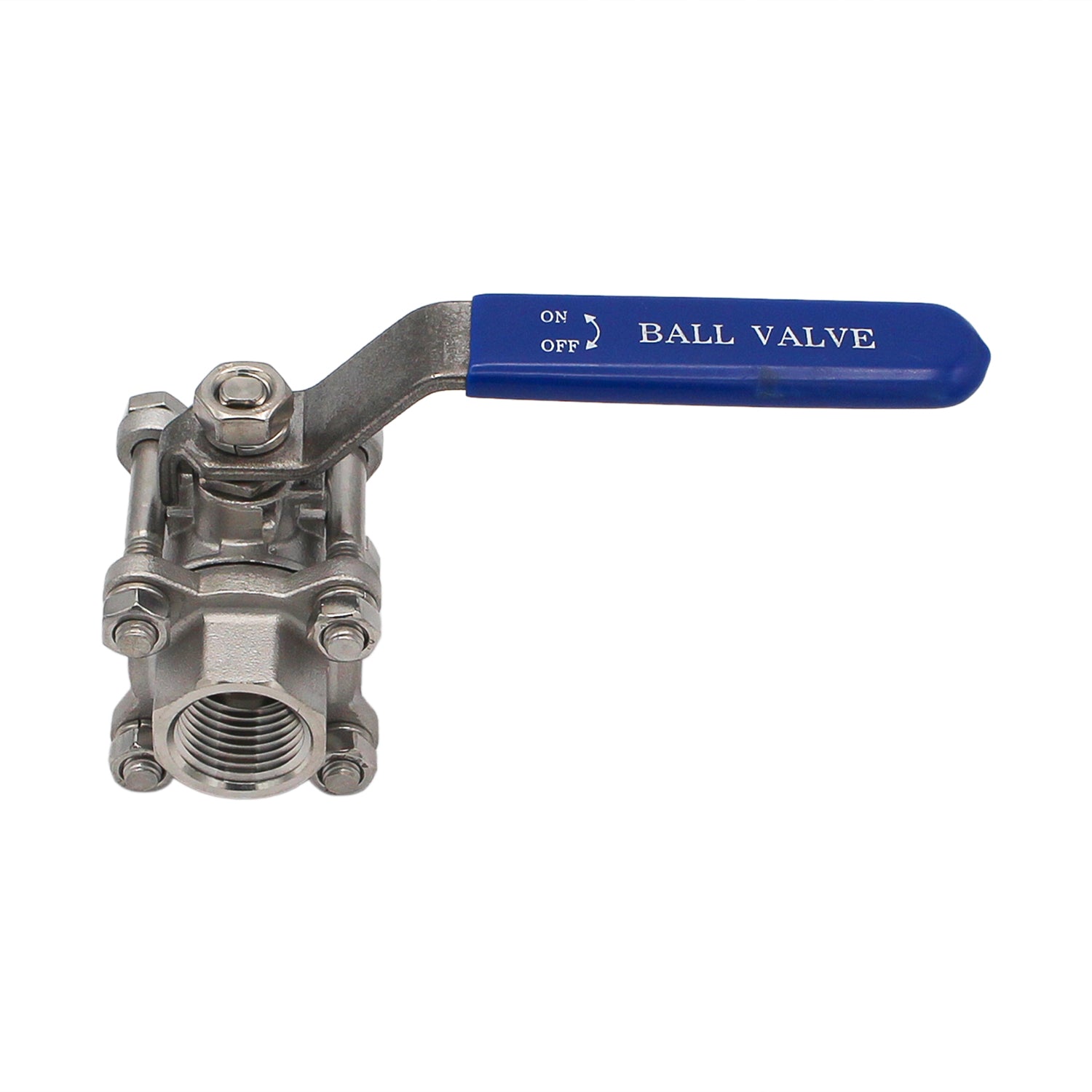 Stainless Steel 1/2" Female NPT 3-Piece Ball Valve -  Canuck Homebrew Supply, Canada
