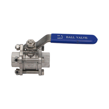 Stainless Steel 1/2" Female NPT 3-Piece Ball Valve -  Canuck Homebrew Supply, Canada