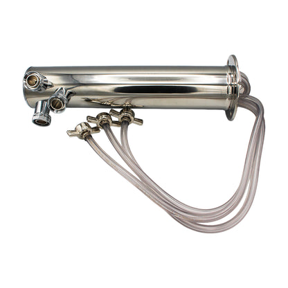 Taprite Stainless Steel Triple Faucet Beer Tower #D4743TTKSS -  Canuck Homebrew Supply, Canada