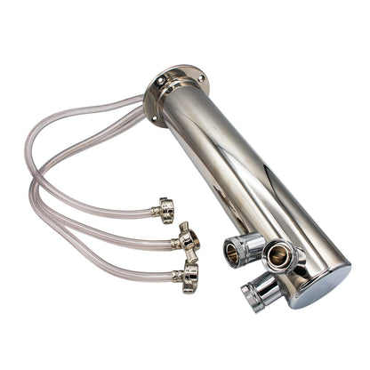 Taprite Stainless Steel Triple Faucet Beer Tower #D4743TTKSS -  Canuck Homebrew Supply, Canada