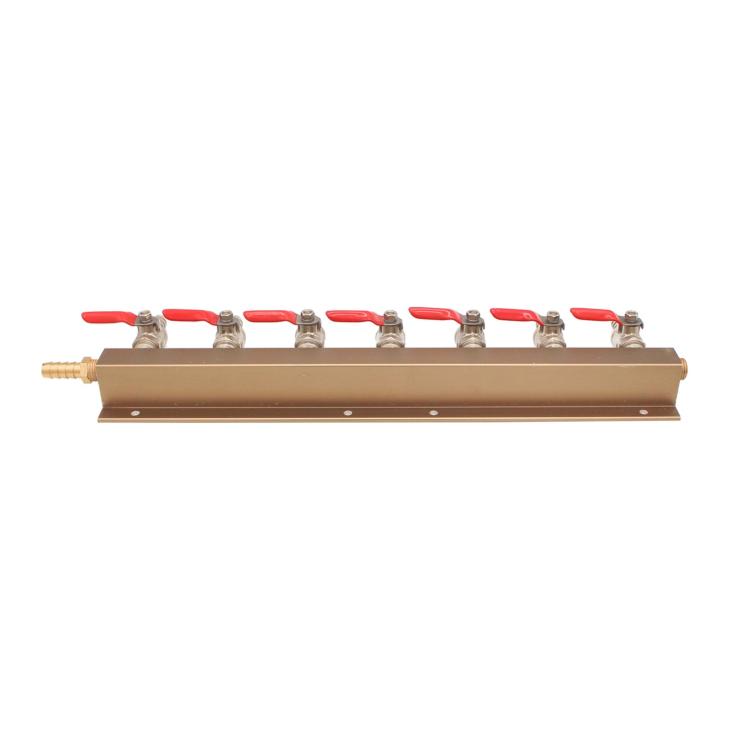 CO2 Gas Distributor 7 Way (Manifold) - 3/8" OD barbed Check Valves