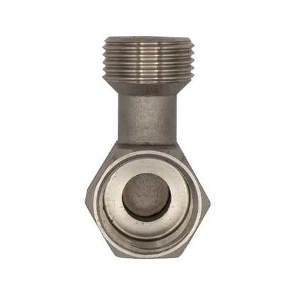 Sanke Tap Thread Adapter - 90 degree