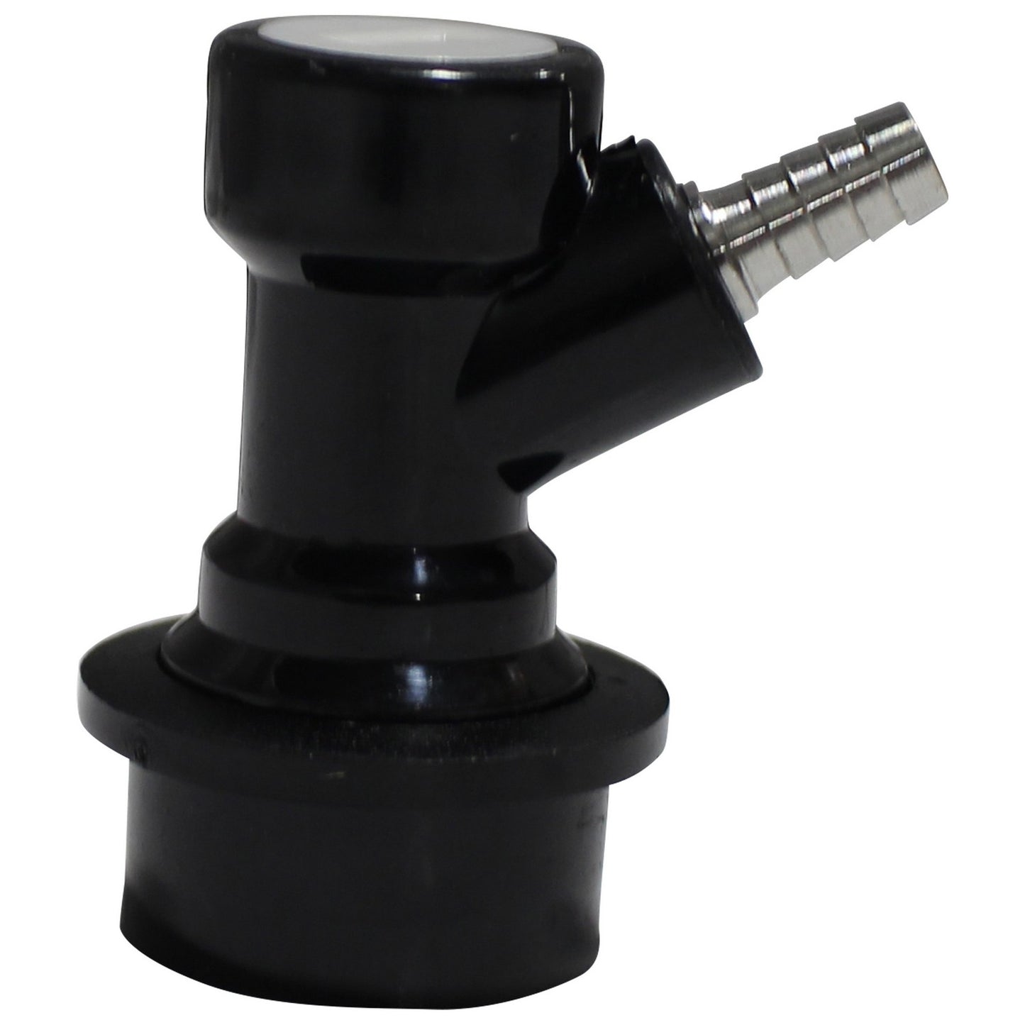 Ball Lock Liquid Disconnect - 1/4" Barbed