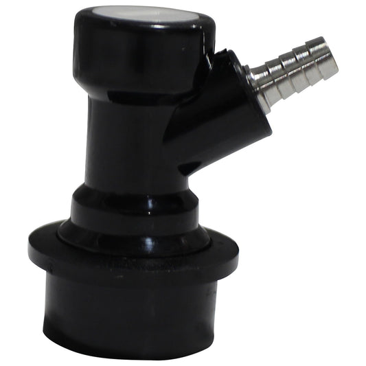 Ball Lock Liquid Disconnect - 1/4" Barbed