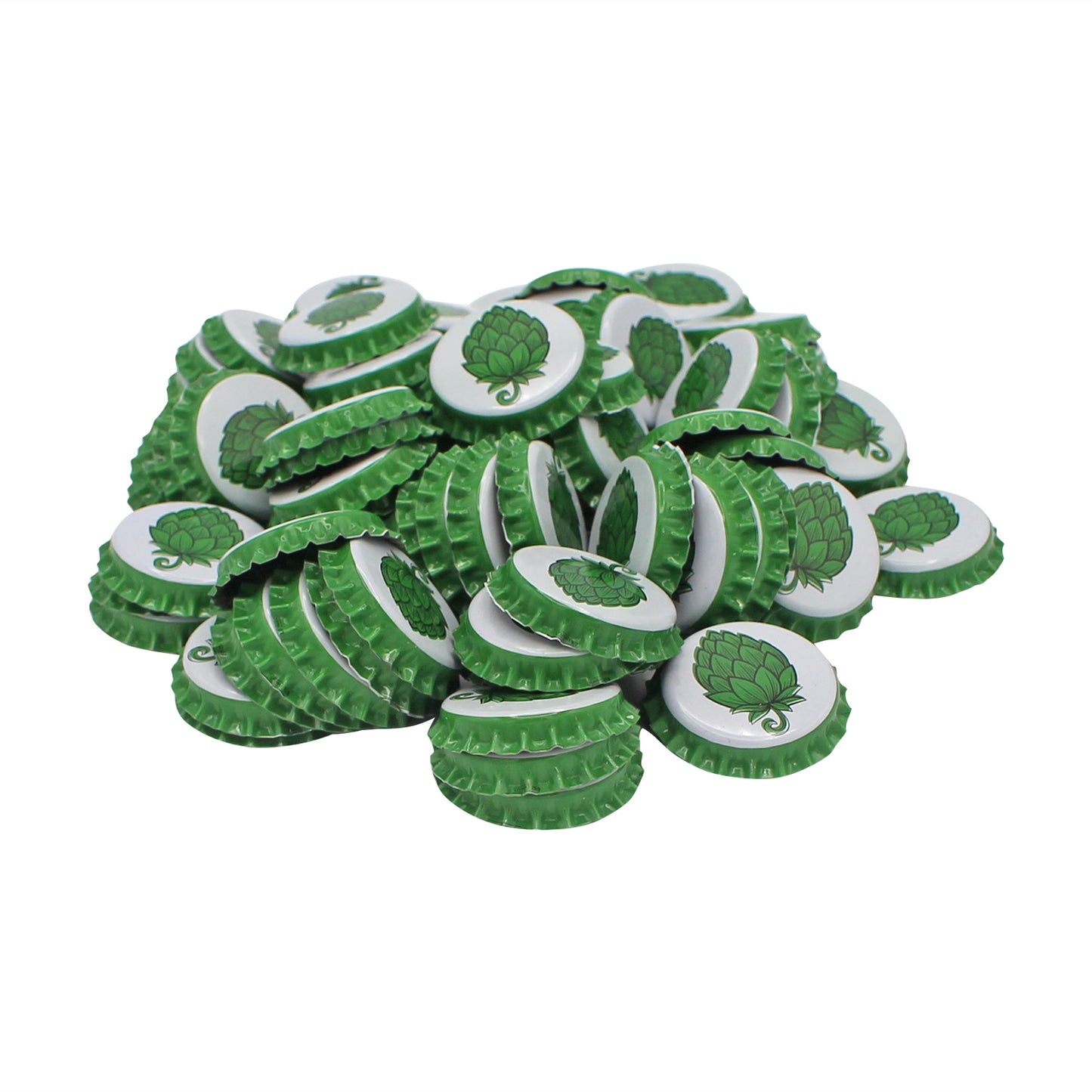 Hop Oxygen Barrier Cone Pry-Off Crown Bottle Caps - Approx. 100