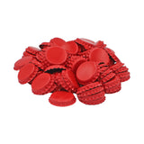 Red Oxygen Barrier Pry-off Crown Bottle Caps - Approx. 100