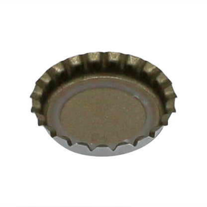 White Oxygen Barrier Pry-Off Crown Bottle Caps - Approx. 100