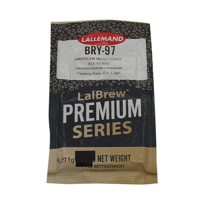 LalBrew BRY-97 American West Coast Dry Ale Yeast - Premium Dry Yeast (11 g) -  Canuck Homebrew Supply, Canada