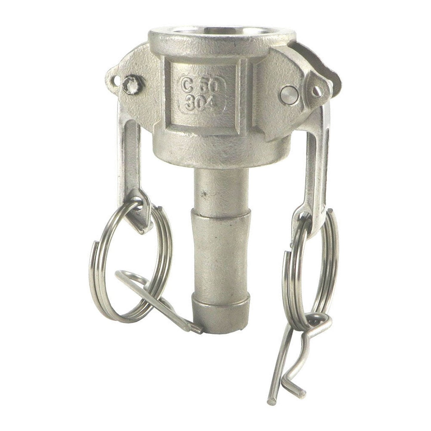 Camlock - Stainless Steel Type C - Female Camlock with 1/2" Barb