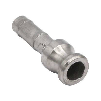Stainless Steel 1/2" Type E  Male Camlock - 1/2" Barb