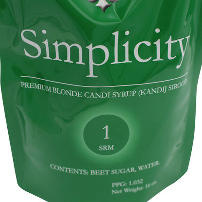 Simplicity Belgian Candi Syrup 1lb Pouch