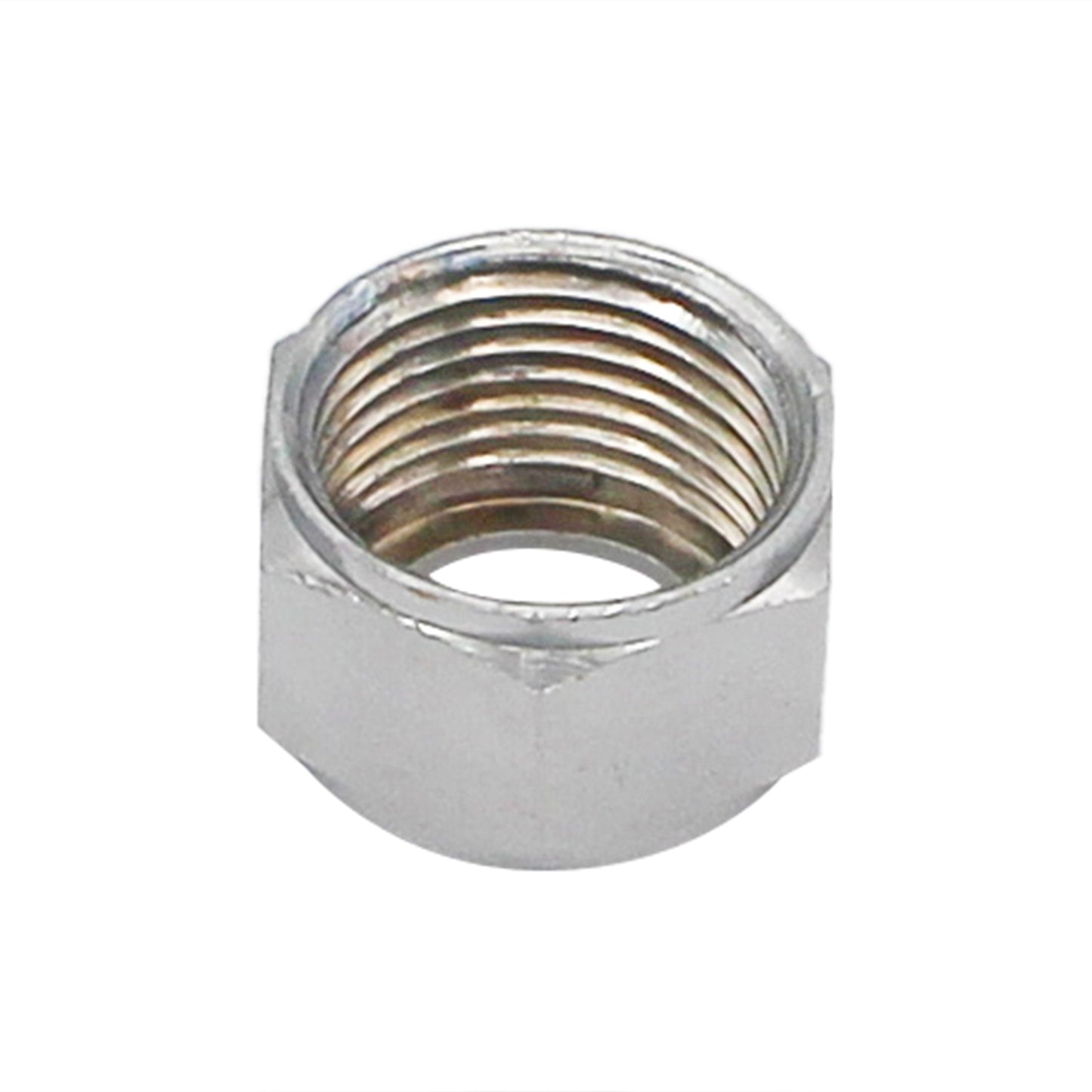 Chrome Plated Hex Beer Nut - 7/8"-14 (5/8" BSP) Threads -  Canuck Homebrew Supply, Canada