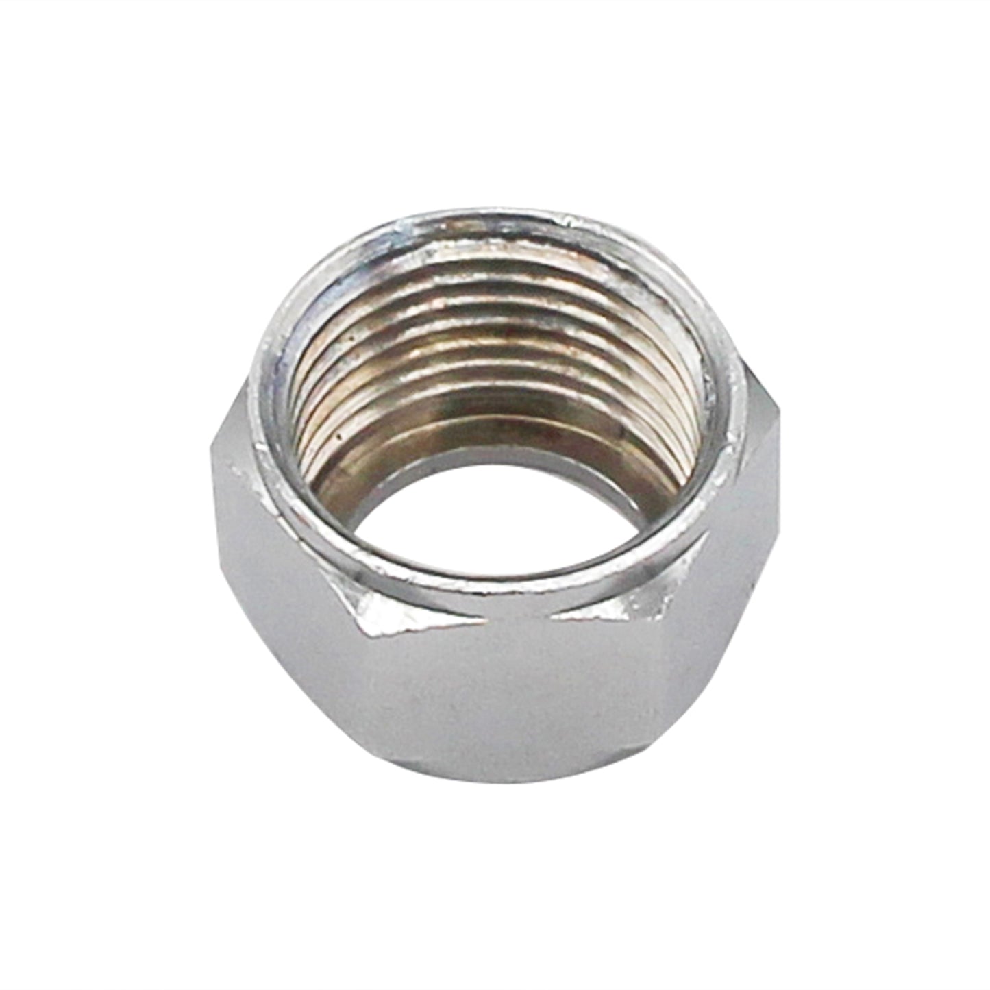 Chrome Plated Hex Beer Nut - 7/8"-14 (5/8" BSP) Threads -  Canuck Homebrew Supply, Canada