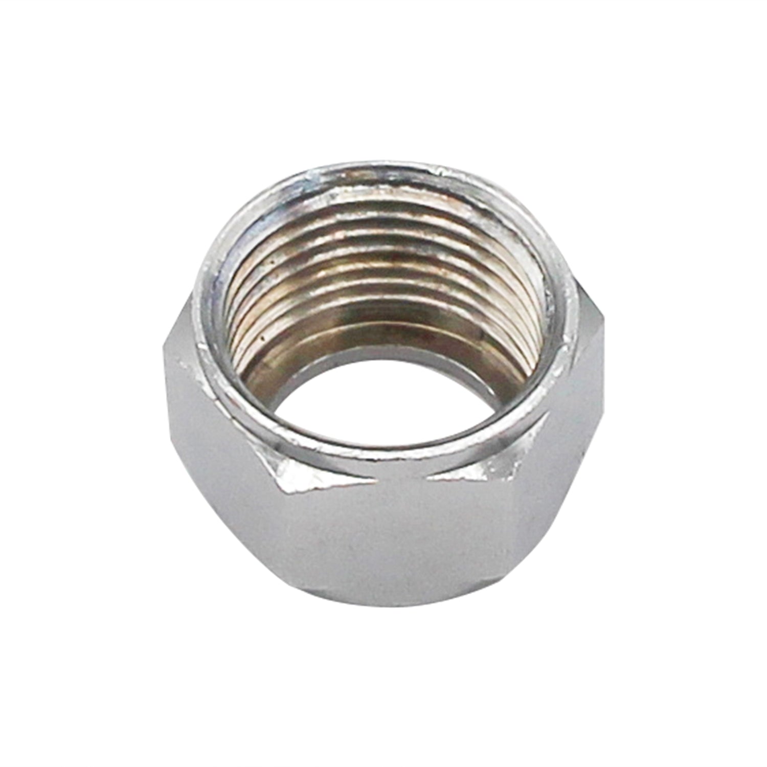 Chrome Plated Hex Beer Nut - 7/8"-14 (5/8" BSP) Threads -  Canuck Homebrew Supply, Canada