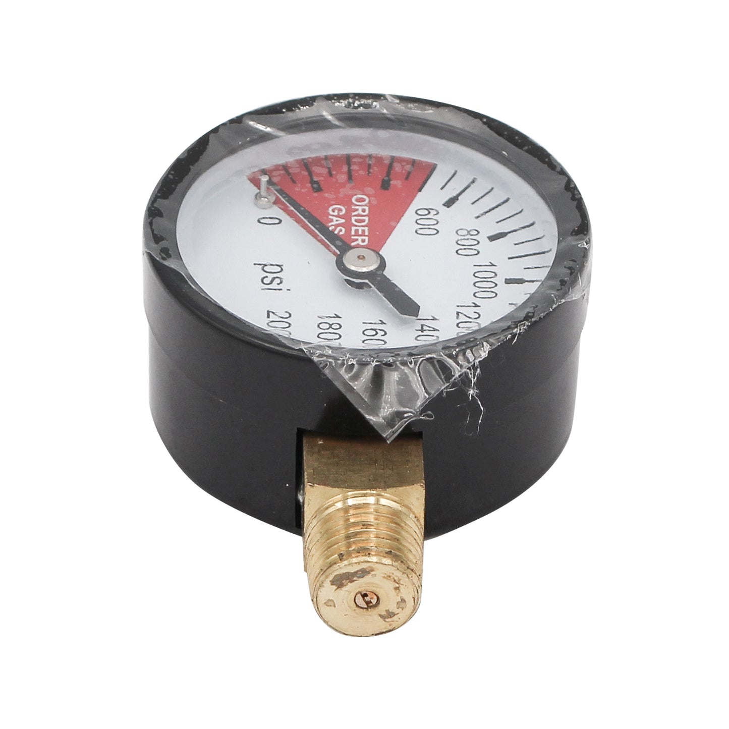 High Pressure Gauge (2000 PSI) - 1/4" NPT RHT