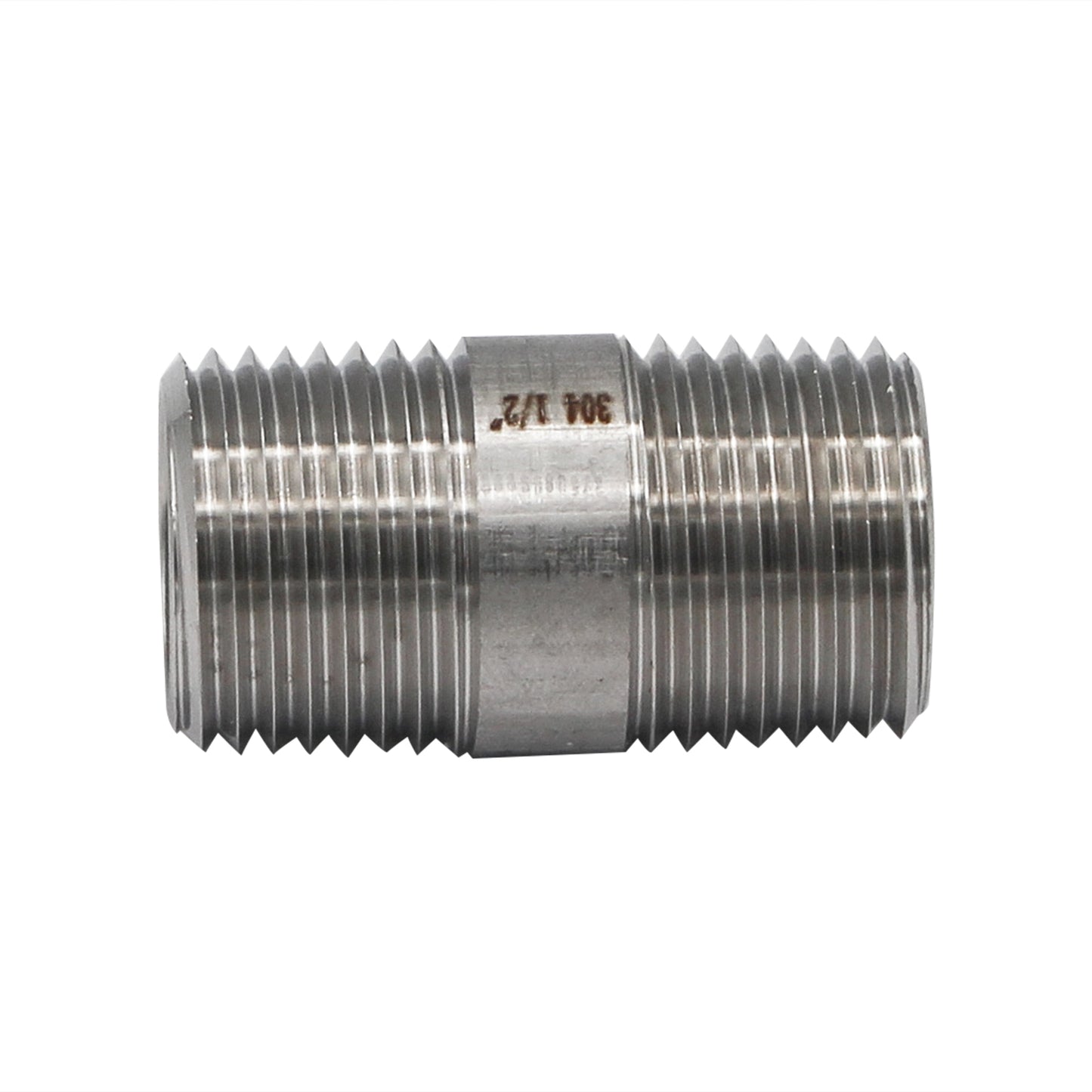 1/2" Male NPT Pre Cut Pipe Nipple (1.5") - 304 Stainless Steel Pipe Fitting