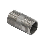 Stainless Steel Nipple - 1/2" Male NPT - 1.5" Long