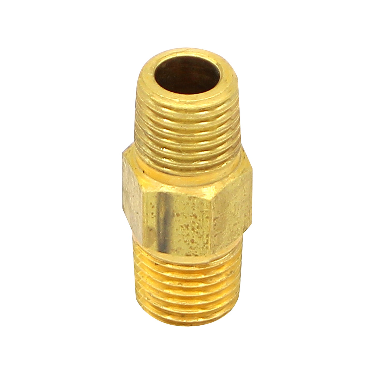 Brass 1/4" Male NPT Left Hand Thread Nipple