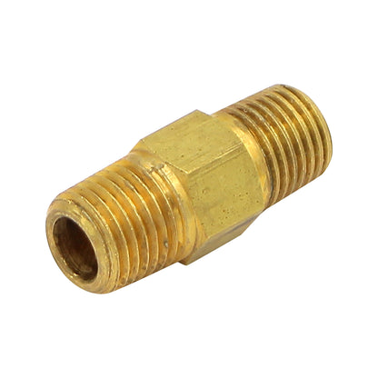 Brass 1/4" Male NPT Left Hand Thread Nipple