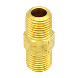 Brass 1/4" Male NPT LHT to RHT Nipple