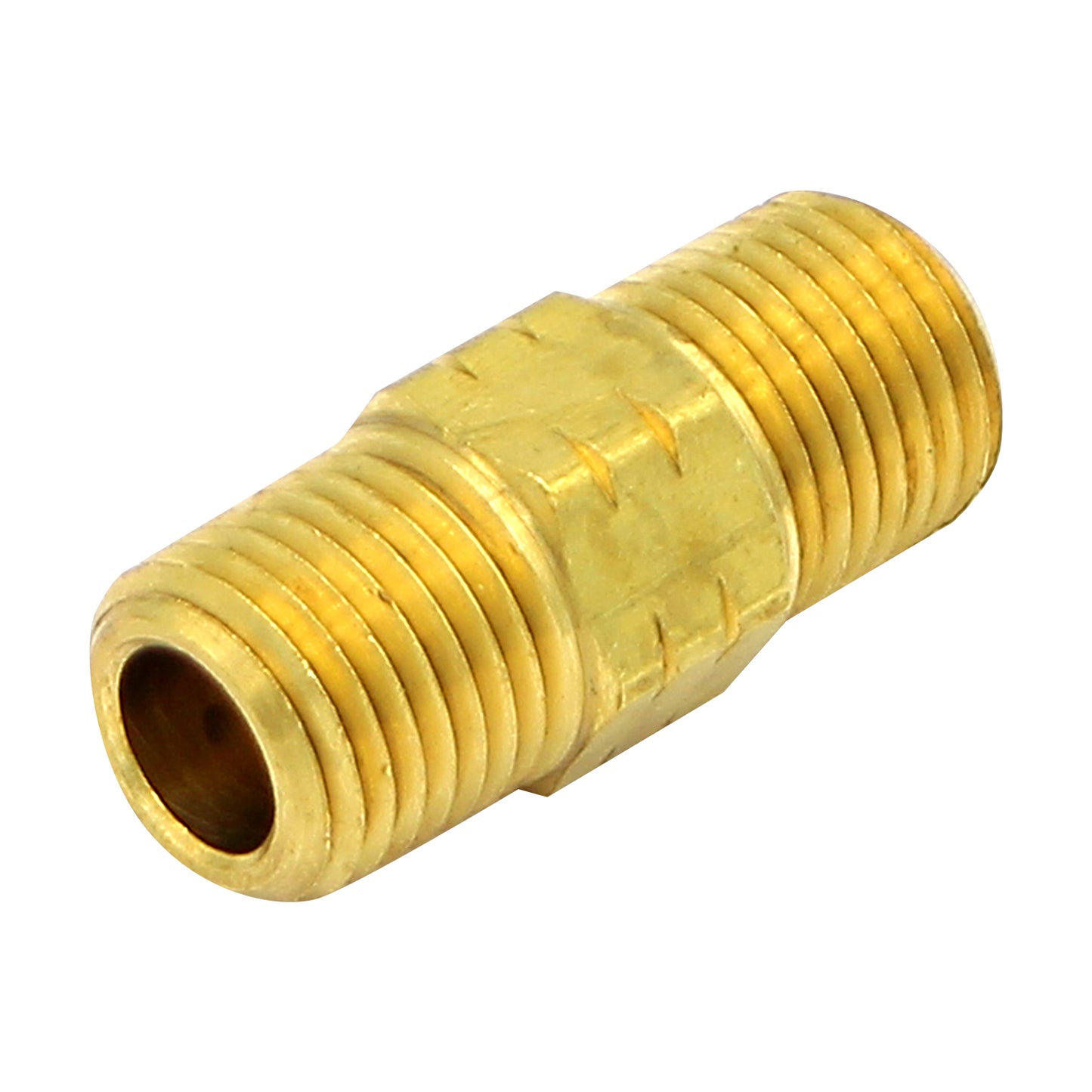 Brass 1/4" Male NPT LHT to RHT Nipple -  Canuck Homebrew Supply, Canada