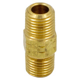 Brass 1/4" Male NPT LHT to RHT Nipple