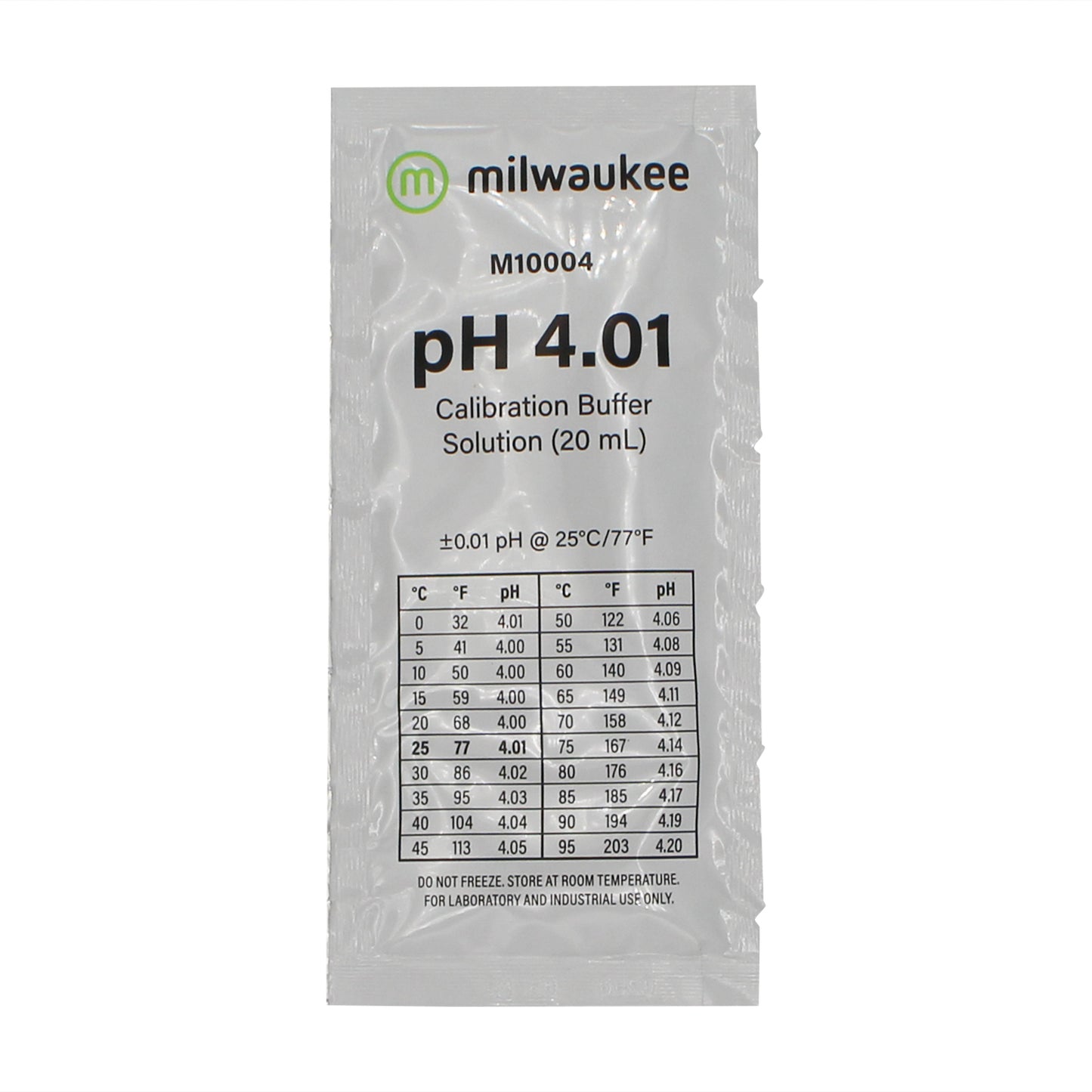 pH 4.01 Buffer Solution (20ml) -  Canuck Homebrew Supply, Canada